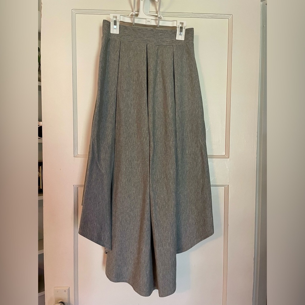 Chic Asymmetrical Gray Skirt